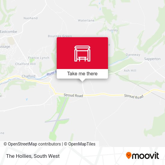 The Hollies map