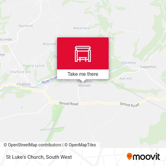 St Luke's Church map