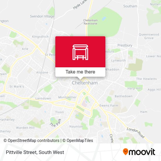 Pittville Street map