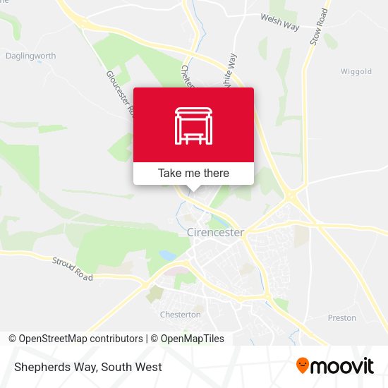 Shepherds Way map