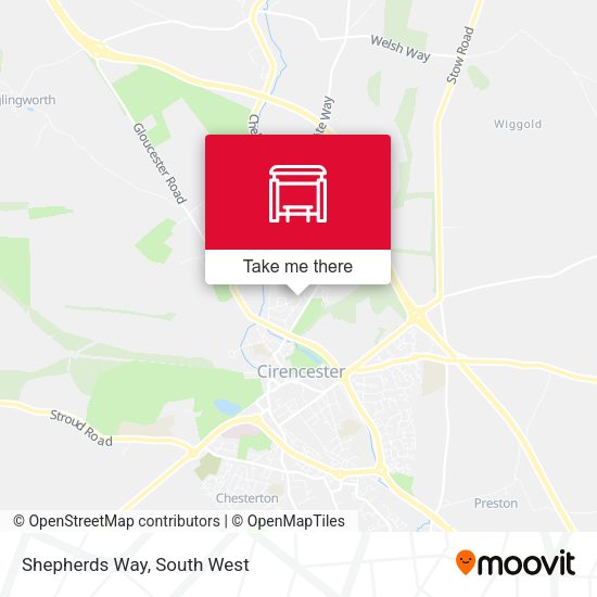 Shepherds Way map