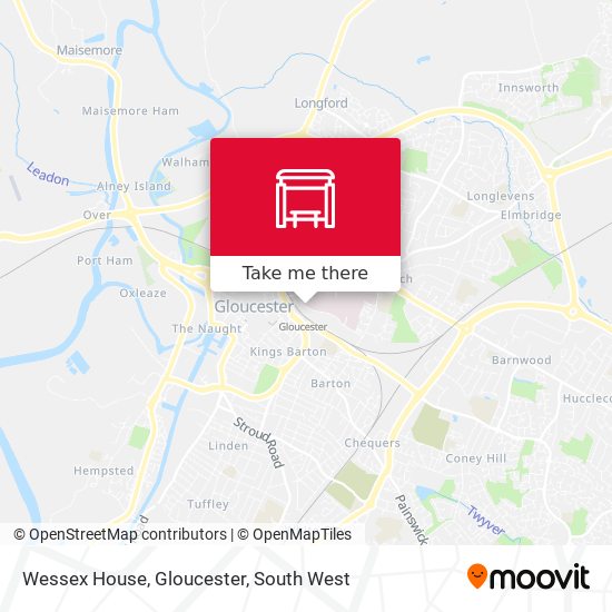 Wessex House, Gloucester map