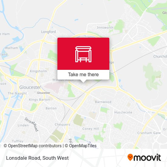 Lonsdale Road map