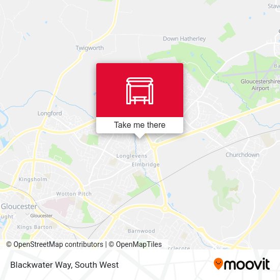Blackwater Way map