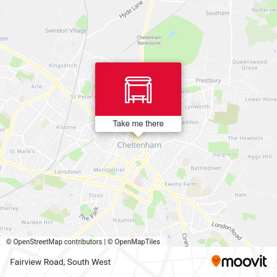 Fairview Road map