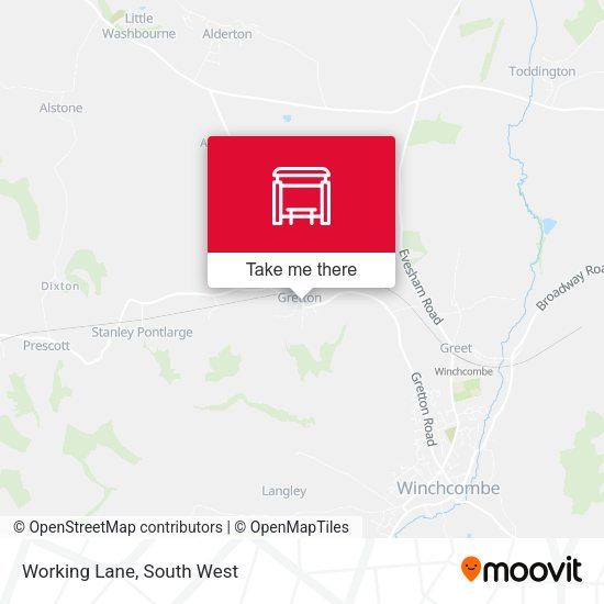 Working Lane map