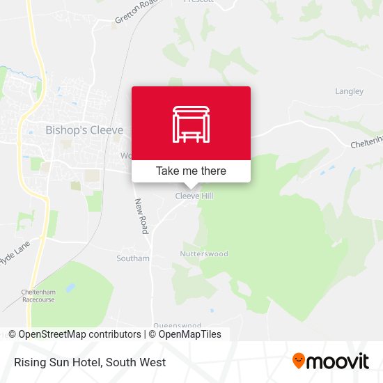 Rising Sun Hotel map