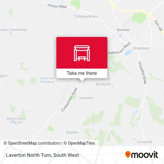 Laverton North Turn map