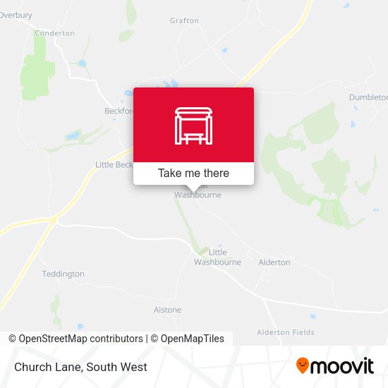 Church Lane map