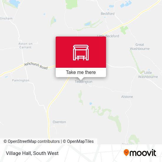 Village Hall map
