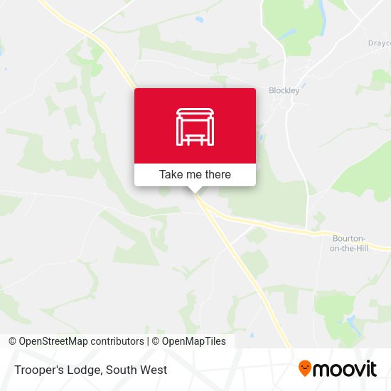 Trooper's Lodge map