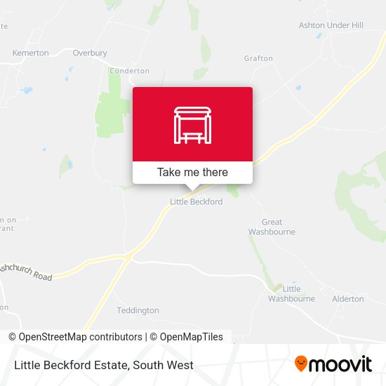 Little Beckford Estate map