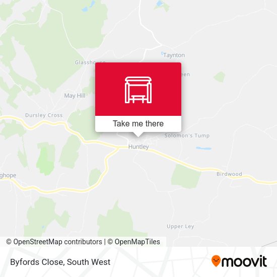 Byfords Close map