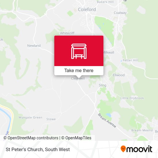 St Peter's Church map