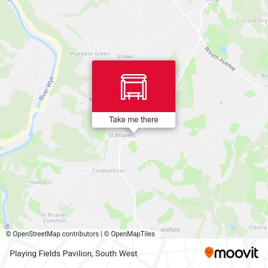 Playing Fields Pavilion map