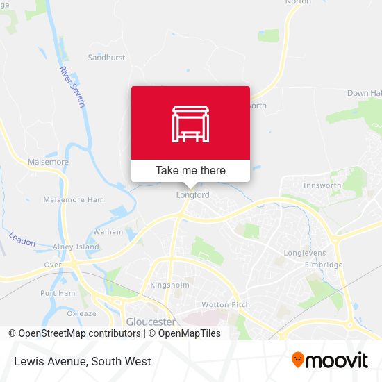 Lewis Avenue map