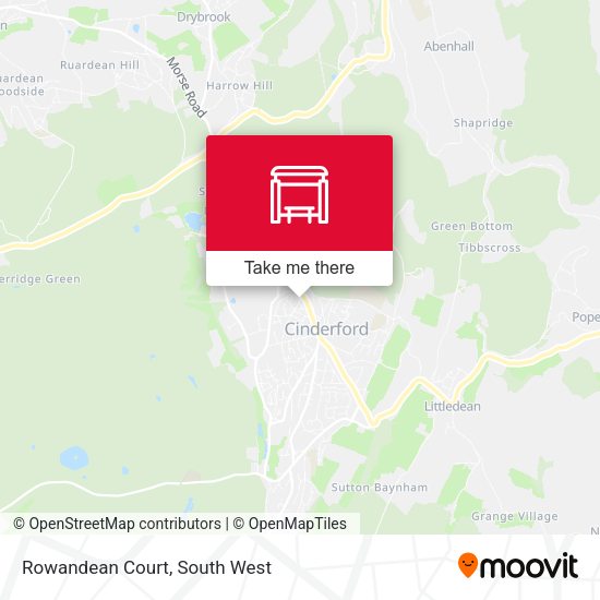Rowandean Court map