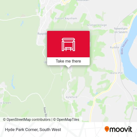 Hyde Park Corner map