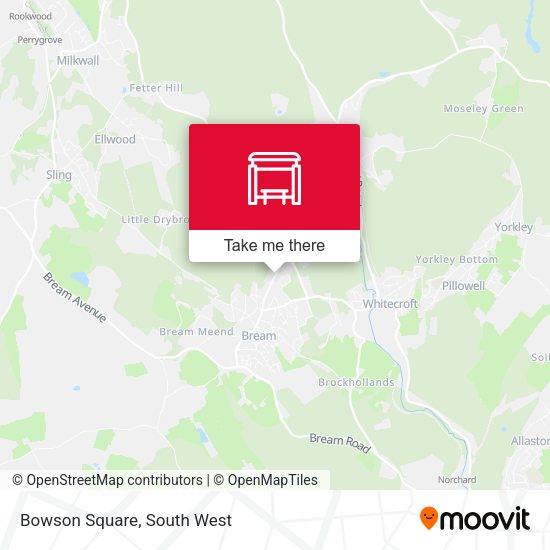 Bowson Square map