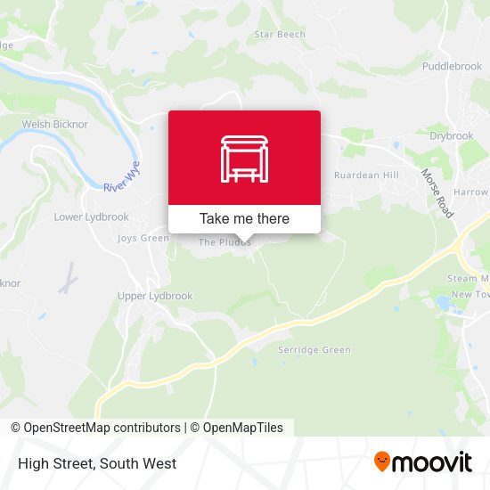 High Street map