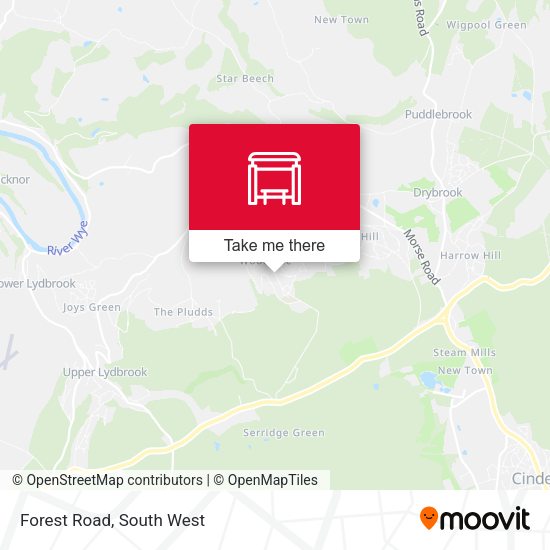 Forest Road map