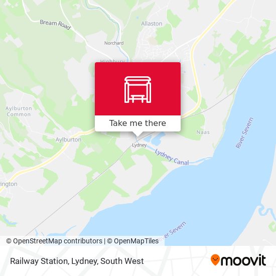 Railway Station, Lydney map