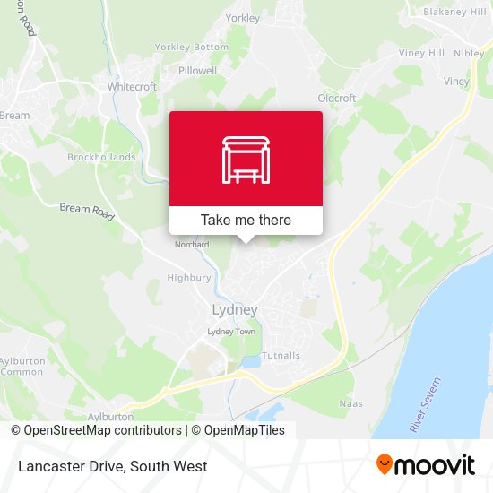 Lancaster Drive map