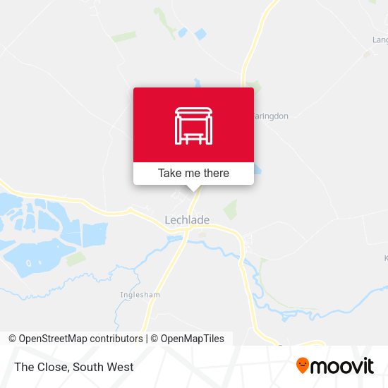 The Close map