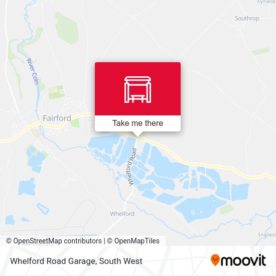 Whelford Road Garage map