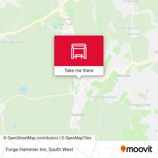 Forge Hammer Inn map