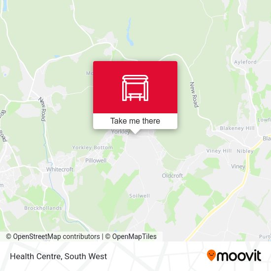 Health Centre map
