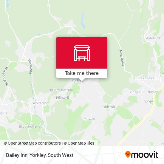 Bailey Inn, Yorkley map