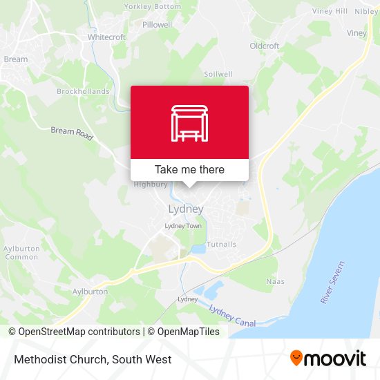Methodist Church map