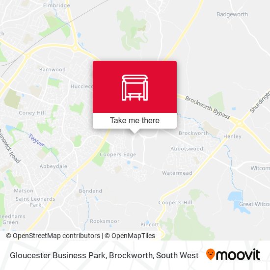 Gloucester Business Park, Brockworth map