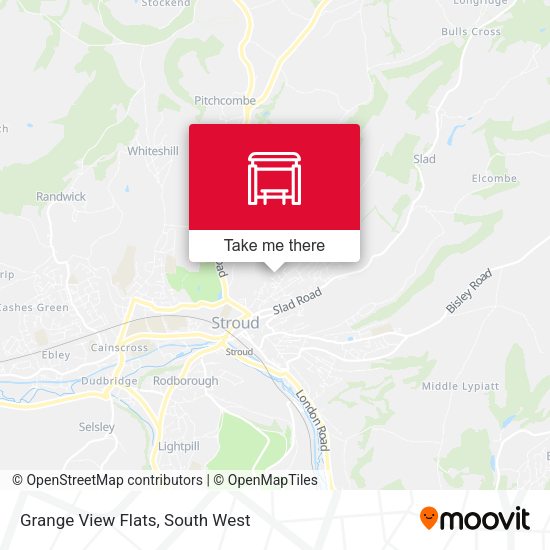 Grange View Flats map