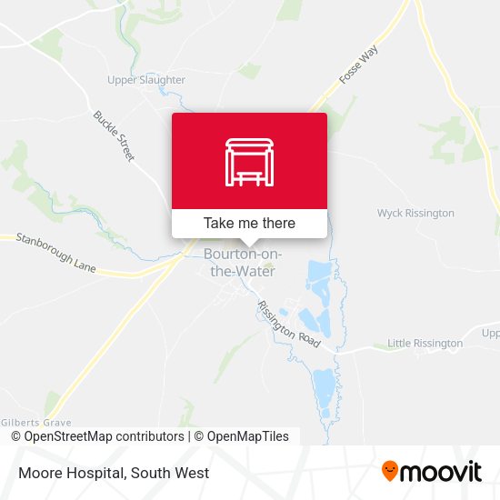 Moore Hospital map