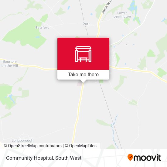 Community Hospital map