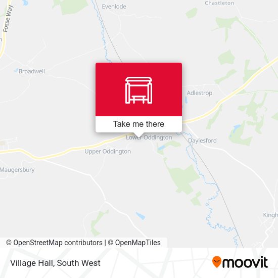 Village Hall map