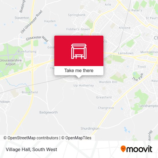 Village Hall map