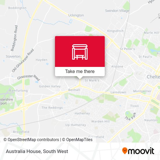 Australia House map