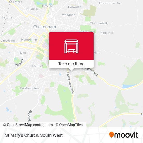 St Mary's Church map