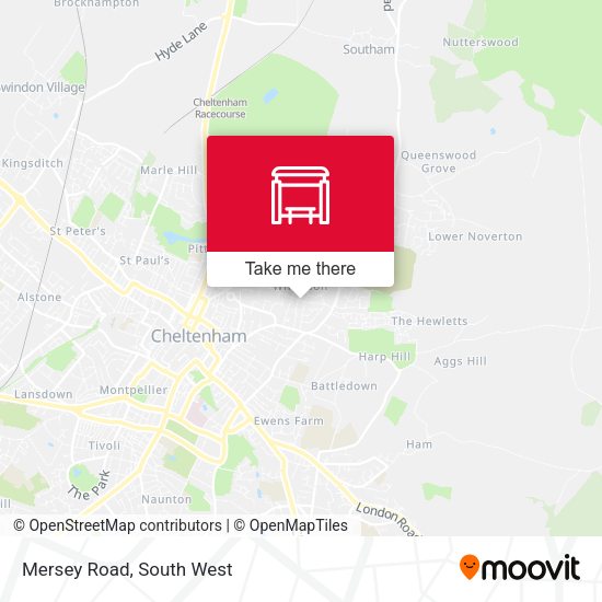 Mersey Road map