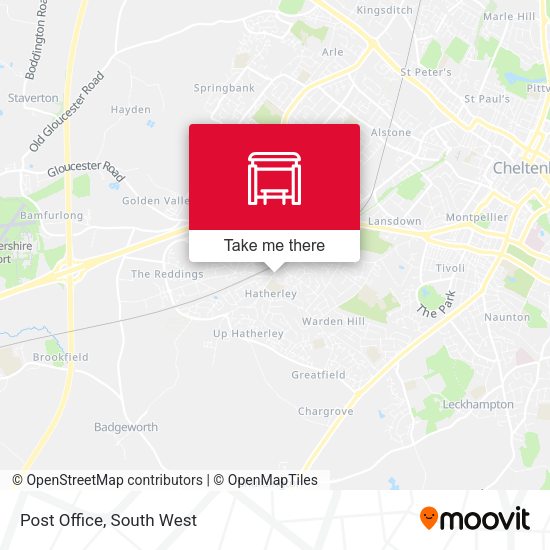 Post Office map