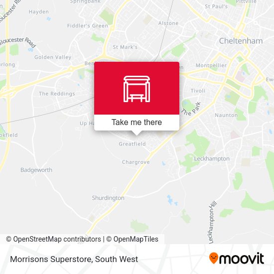 Morrisons Superstore map