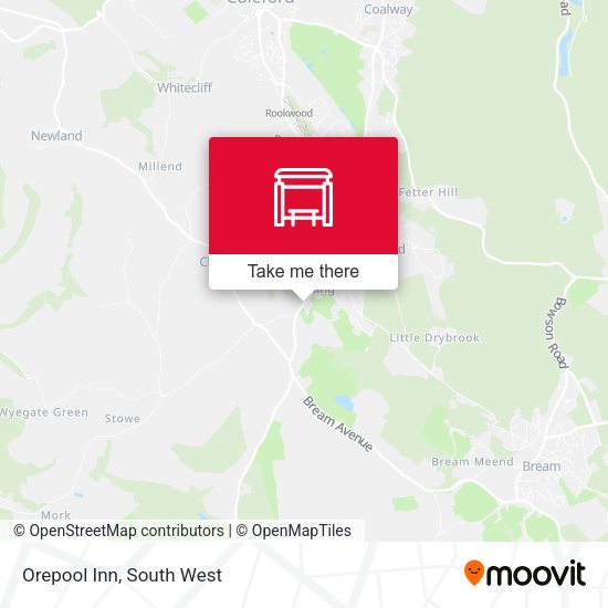 Orepool Inn map