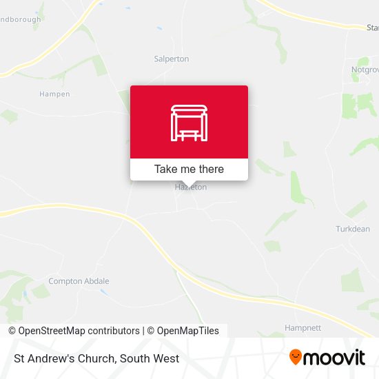St Andrew's Church map