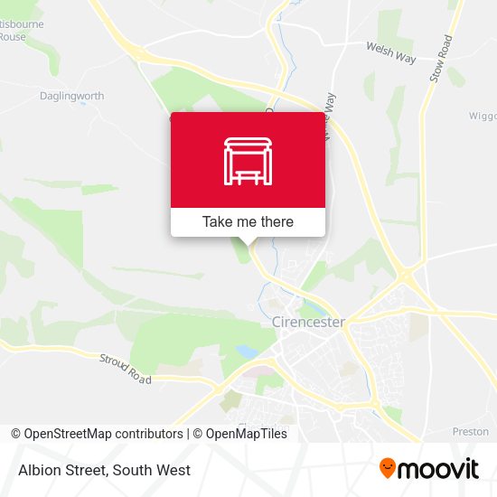 Albion Street map