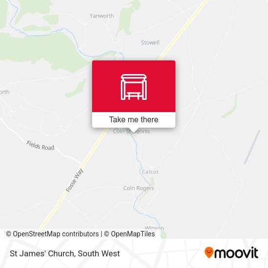 St James' Church map