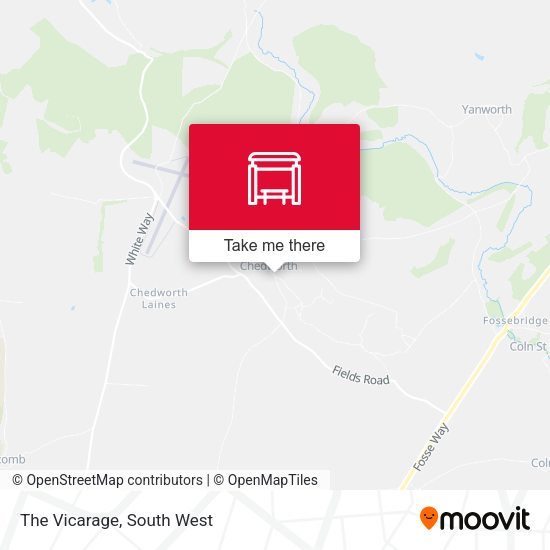 The Vicarage map