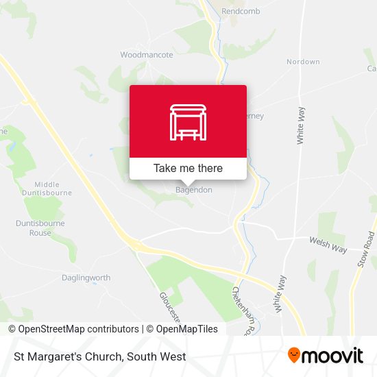 St Margaret's Church map